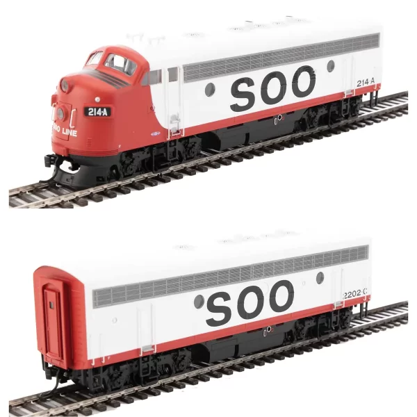 Walthers Mainline HO F7A-B Soo Line - Spring Creek Model Trains