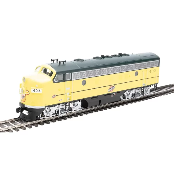 Walthers Mainline HO F7A Chicago Northwestern W/ DCC & Sound - Spring ...