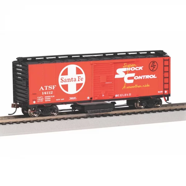 Bachmann HO Track Cleaning 40' Box Car Santa Fe