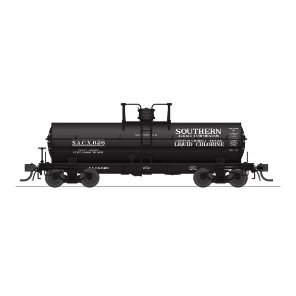 Broadway Limited HO 6,000 Gallon Tank Car Southern Alkali #626