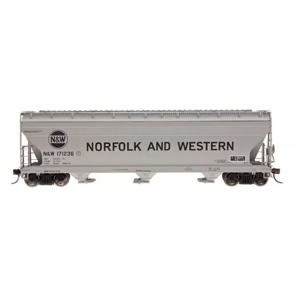 Intermountain HO ACF 4650 Covered Hopper Norfolk & Western "Hamburger Logo"