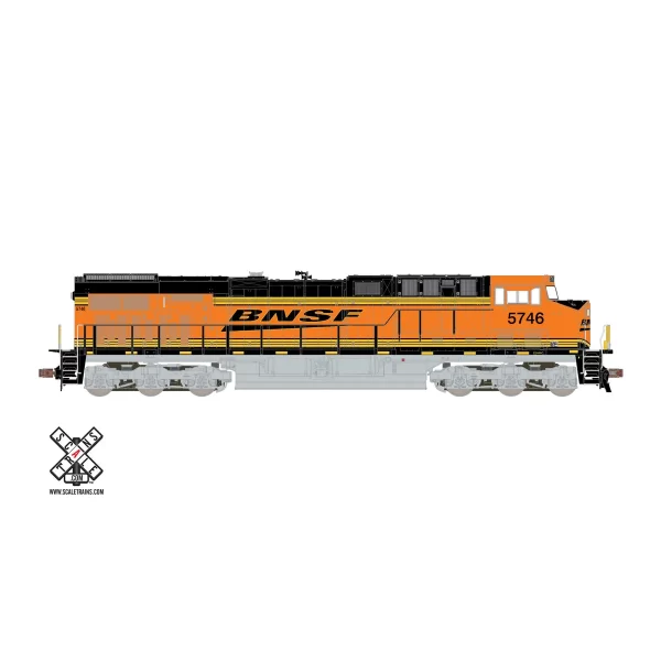 Scale Trains HO Operator ES44AC BNSF "Wedge" w/ DCC & Sound