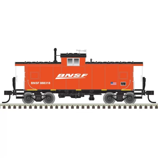 Atlas N Wide Vision Caboose BNSF "Shoving Platform"