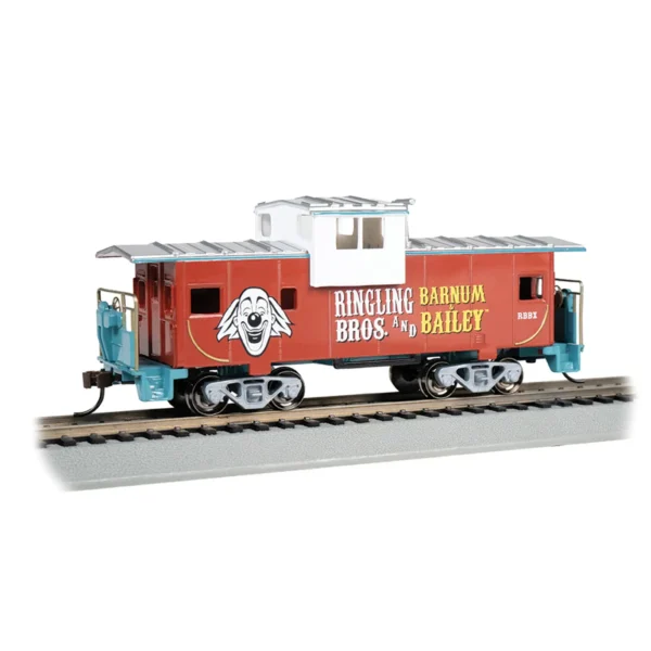 Bachmann HO Wide Vision Caboose Ringling Brothers and Barnum & Bailey