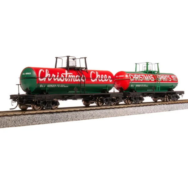 Broadway Limited HO 6,000 Gallon Tank Car Christmas Cheer & Spirits