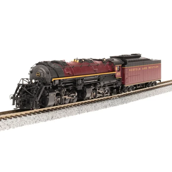 Broadway Limited Paragon 4 N 2-8-8-2 Y6b Steam Locomotive Norfolk Western "Maroon" w/ DCC & Sound