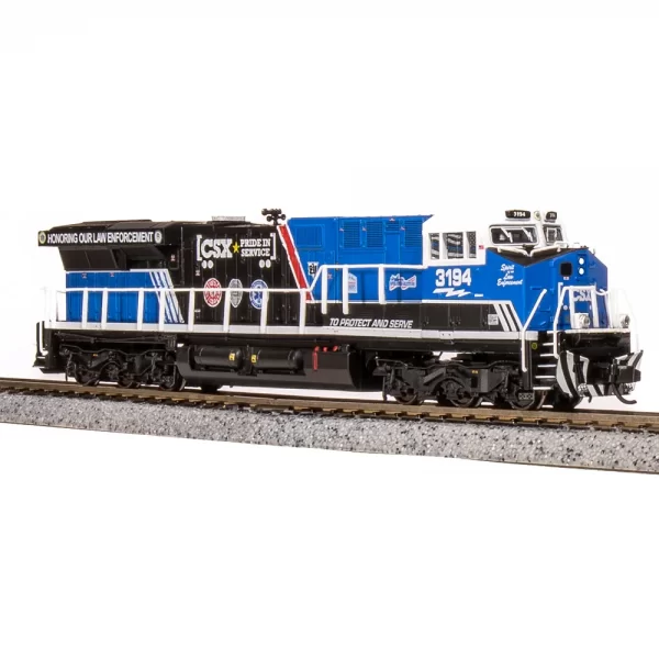 Broadway Limited Paragon 4 N ES44AC CSX "Spirit of Our Law Enforcement" w/ DCC & Sound