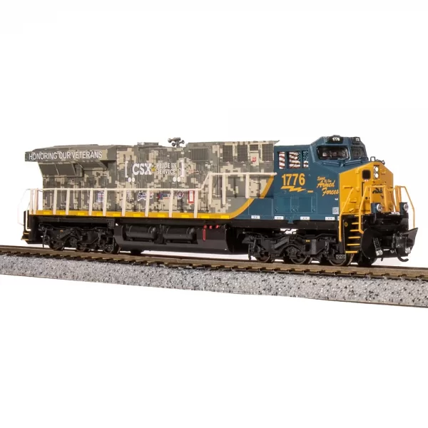 Broadway Limited Paragon 4 N ES44AC CSX "Spirit of Our Veterans" w/ DCC & Sound