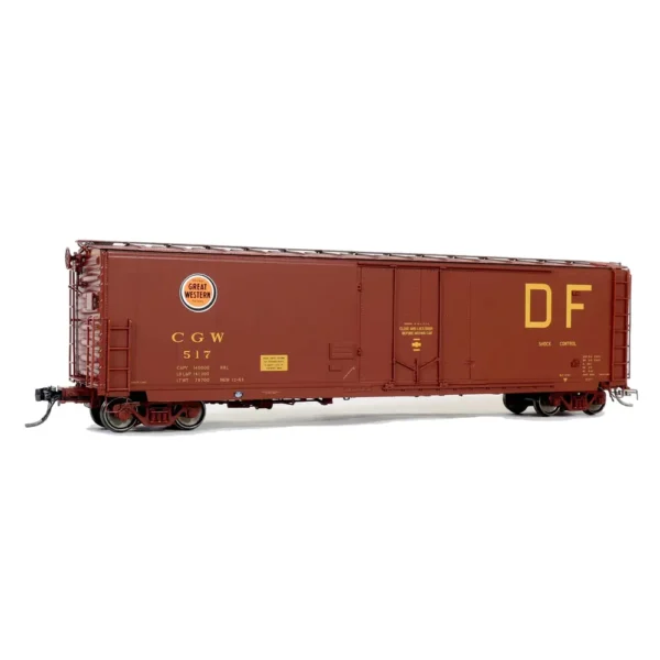 Moloco HO General American 50' RBL Sill 1 Boxcar, Offset Door Chicago Great Western