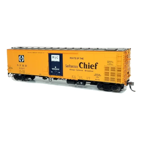 Rapido HO ATSF RR-61 Mechanical Reefer Santa Fe "Route of the San Francisco Chief"