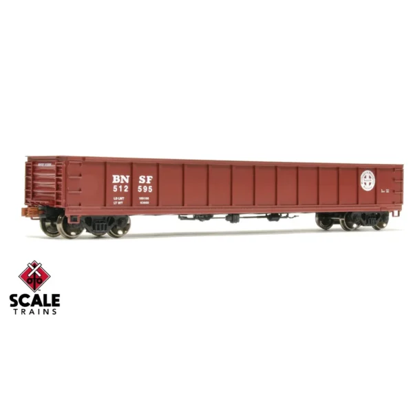 Scale Trains HO Kit Classic Havelok Shops 52' 6" Gondola BNSF