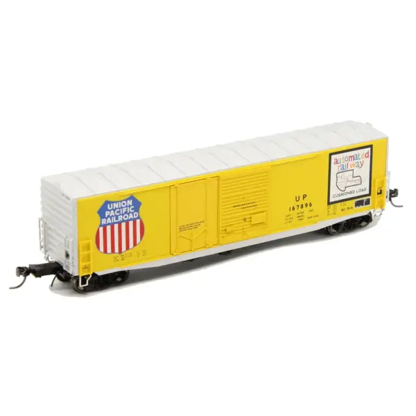 Intermountain HO 50' PS-1 Double Door Box Car Union Pacific "Map, Cushion Underframe"