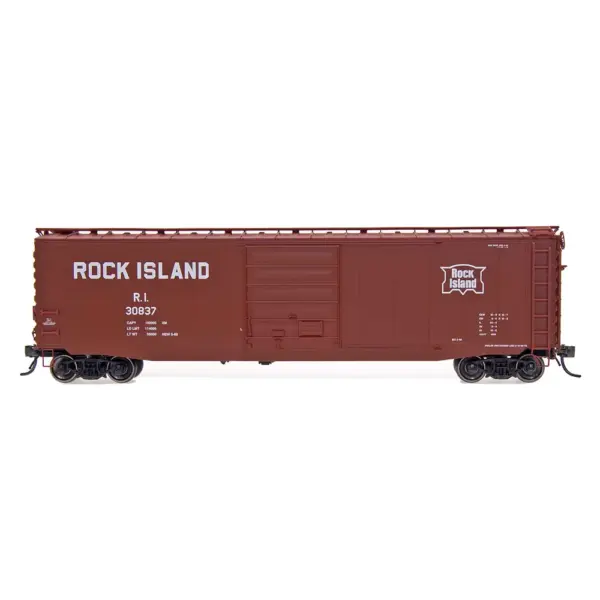 Intermountain HO 50' PS-1 Single Door Box Car Rock Island