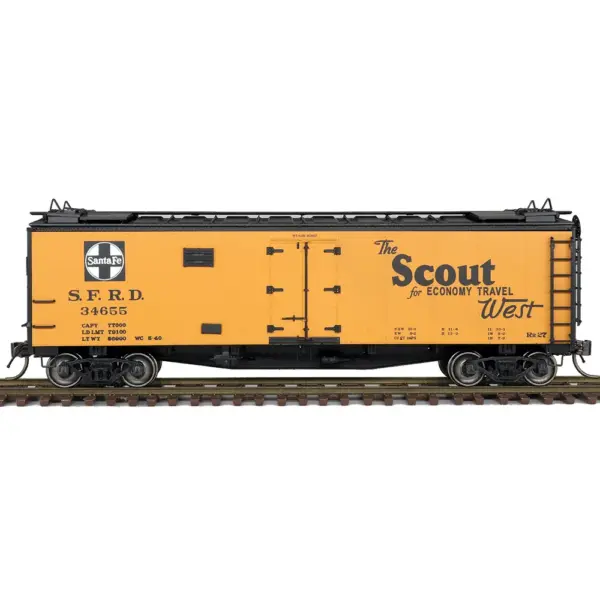 Intermountain HO Santa Fe Reefer RR27 Santa Fe "The Scout"