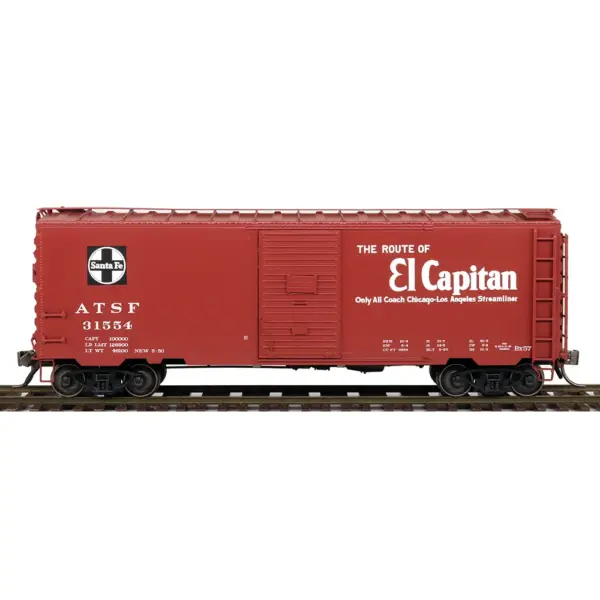 Intermountain HO 40' PS-1 Box Car Santa Fe 