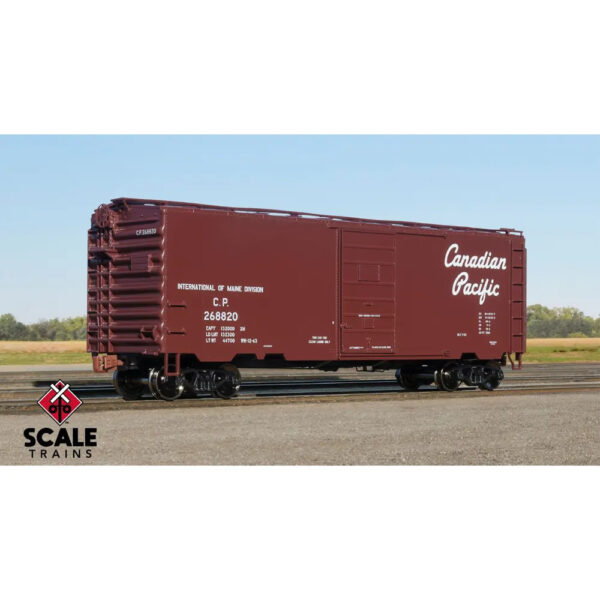 Scale Trains HO Kit Classic 40' PS Box Car Canadian Pacific "Script"