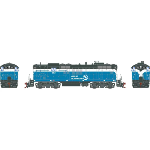 Athearn Genesis HO GP9 Great Northern "Big Sky Blue" w/ DCC & Sound