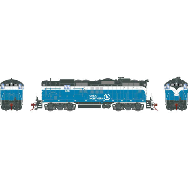 Athearn Genesis HO GP9 Great Northern "Big Sky Blue" w/ DCC & Sound - Image 2