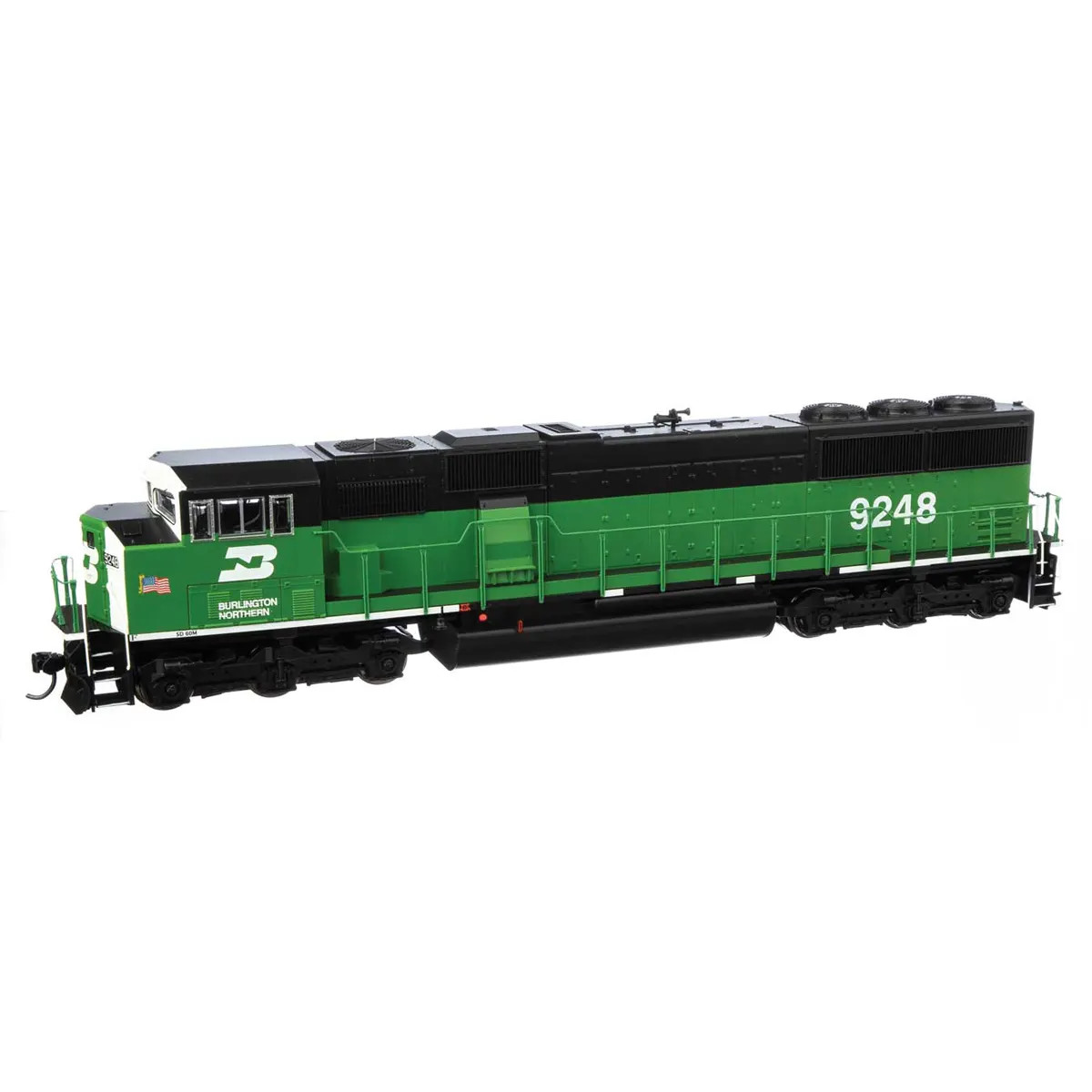 Walthers Mainline HO SD60M 3 Window Burlington Northern w/ DCC & Sound ...