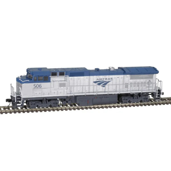 Atlas N B32-8HW Amtrak "Phase V, White Sill" w/ Ditch Lights, DCC & Sound