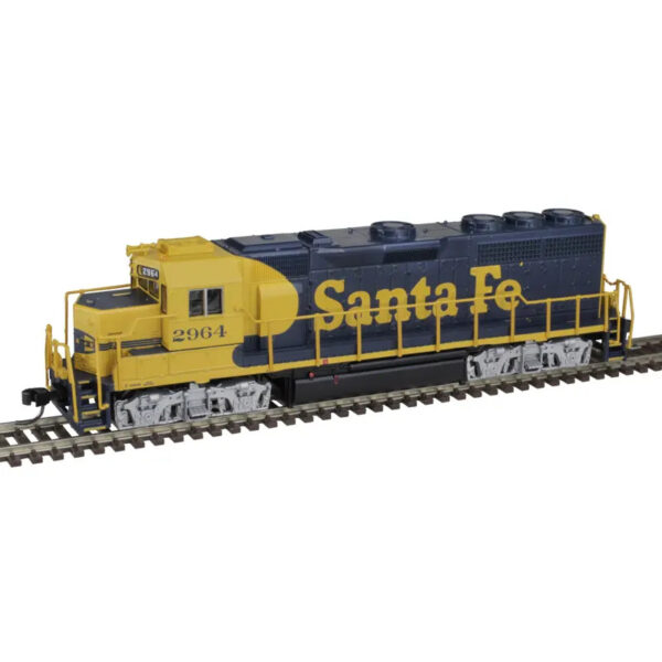 Atlas N GP40 Santa Fe w/ DCC & Sound