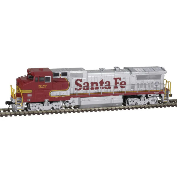 Atlas N B40-8W Santa Fe w/ Ditch Lights, DCC & Sound