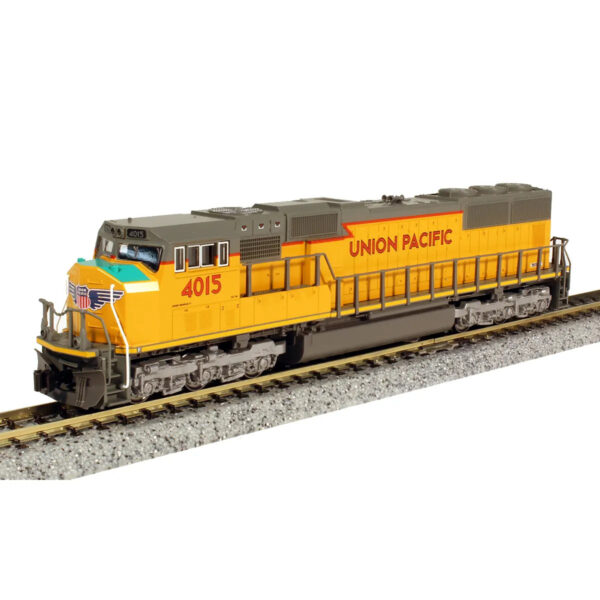 Kato N SD70M Union Pacific "Excurision Version, Green Nose, Silver Trucks" #4015