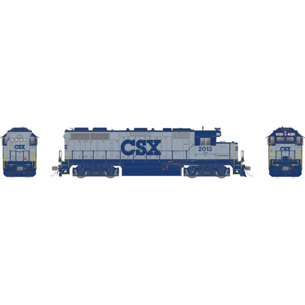 Rapido HO GP38 CSX "Gray & Blue" w/ DCC & Sound