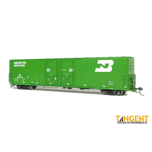 Tangent HO 60' Thrall Double Plug Door Box Car Burlington Northern "Repaint 1985"