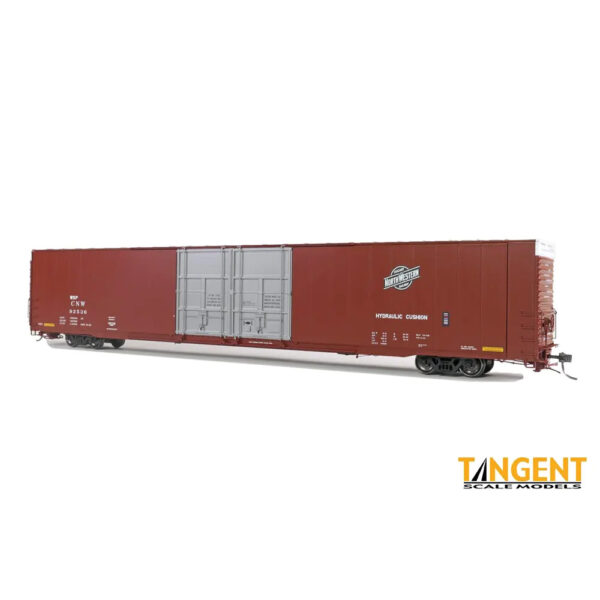 Tangent HO 86' Greenville High Cube Box Car Chicago Northwestern "Delivery 1969 Brown"