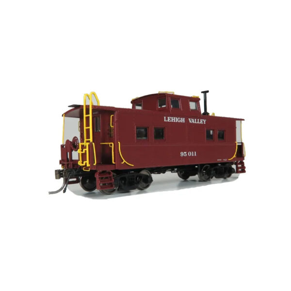 Rapido HO NE-Style Steel Caboose Lehigh Valley "Tuscan" w/ Lights