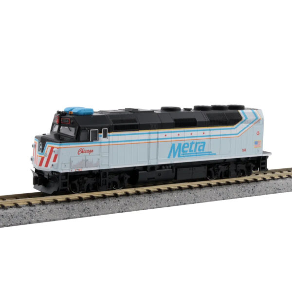 Kato N F40PH Metra "Concept Scheme" "City of Chicago" #104