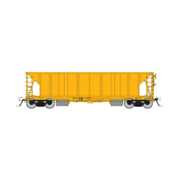 Rapido HO NSC Ballast Hopper Unlettered "Yellow"