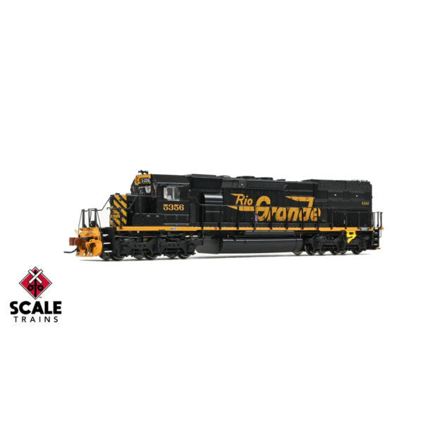 Scale Trains N Rivet Counter SD40T-2 Denver & Rio Grande "As Delivered, Mars Light" w/ DCC & Sound