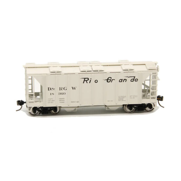 Bowser HO 70 Ton Covered Hopper Denver & Rio Grande "Gray"