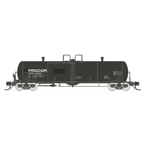 Rapido N Procor 20,000 Gallon Tank Car Procor "Small Logo"