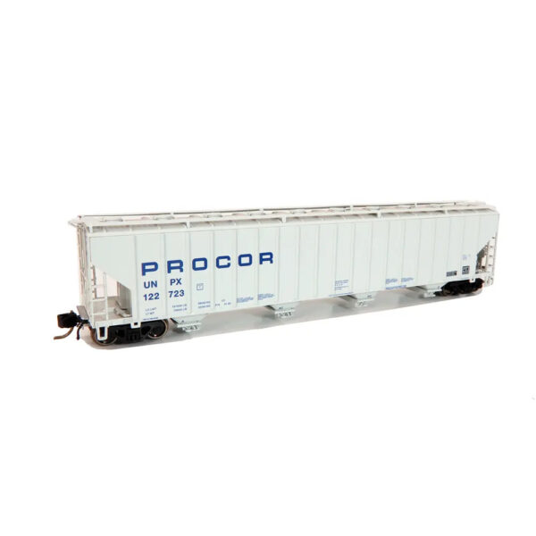 Rapido N Procor 5820 Plastics Hopper Procor "UNPX, Blue Solid"