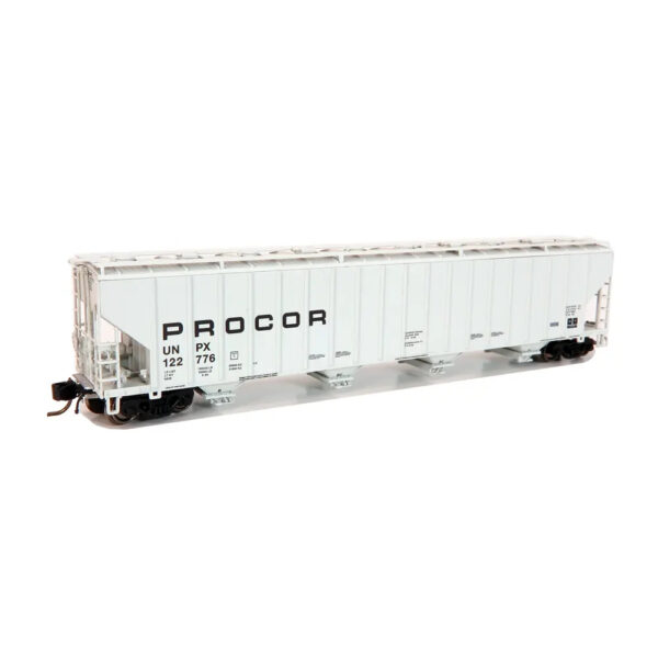 Rapido N Procor 5820 Plastics Hopper Procor "UNPX, Black Solid Low"