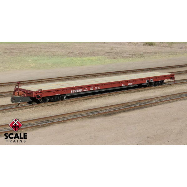 Scale Trains HO Fox Valley Models 60' PS F60GH Flat Car Southern Pacific