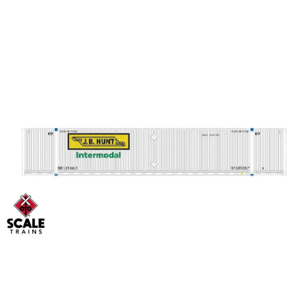 Scale Trains N 53' CIMC Container JB Hunt "Large Logo" 3 Pack