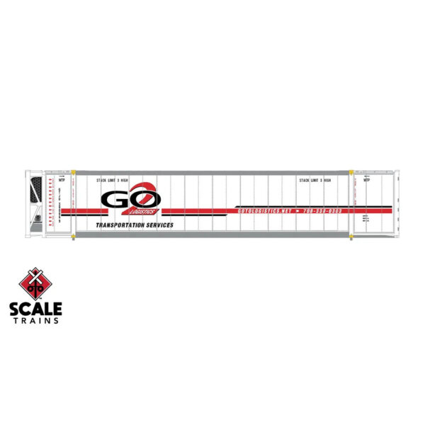 Scale Trains N 53' CIMC Reefer Container GO 2 Logistics Single