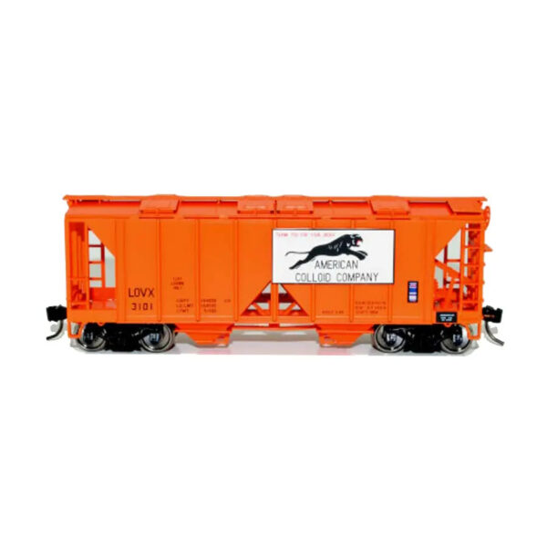 Bowser HO 70 Ton Covered Hopper American Colloid "LOVX"