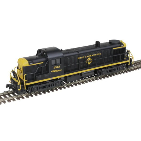 Atlas N RS-3 Erie Lackawanna "Black & Yellow" w/ Speaker