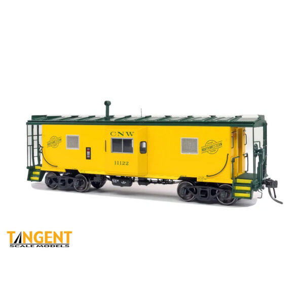 Tangent HO ICC CNW Bay Window Caboose Chicago Northwestern "1970 Repaint"