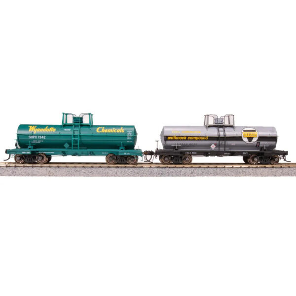 Broadway Limited HO 6,000 Gallon Tank Car Wyandotte & Ethyl 2 Pack