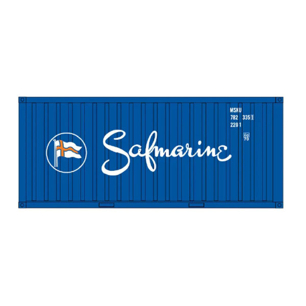 Intermountain HO 20' Container Safmarine 2 Pack