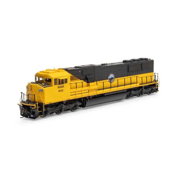 Athearn Genesis HO SD60M 3 Window Webb Asset Management "WAMX" w/ DCC & Sound