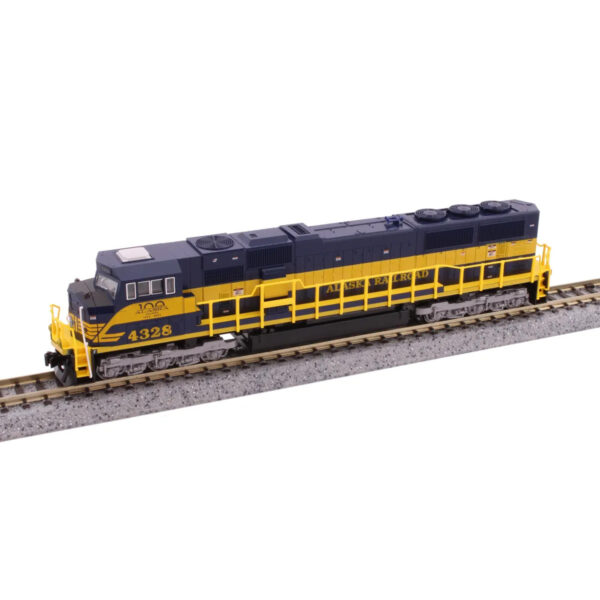 Kato N SD70MAC Alaska Railroad "100th Anniversary" w/ DCC & Sound #4328