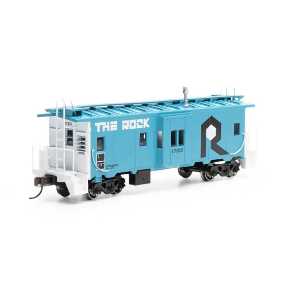 Athearn HO Bay Window Caboose Rock Island "Blue"