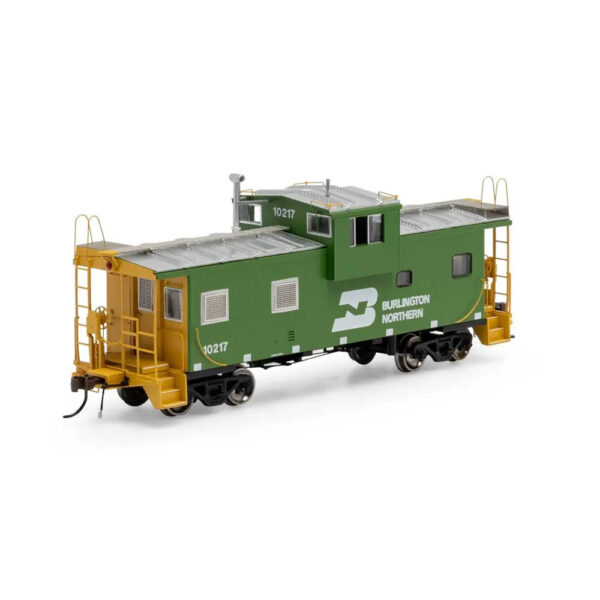 Athearn Genesis HO ICC Wide Vision Caboose Burlington Northern w/ Lights & Sound